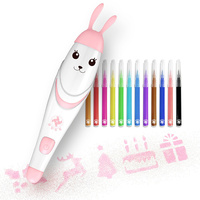 Groomtech Rechargeable Creative Blow Pen Kit (5 clours only)[Pink]
