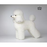 Mr. Jiang Poodle Lamb Clip Full Body Coat / Model Dog [White]