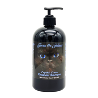 Focus On Felines?Crystal Clean Rinseless Shampoo For Cats 18oz (532ml)