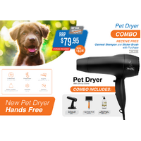 Wahl Pet Dryer with Stand, Bonus Shampoo and Brush