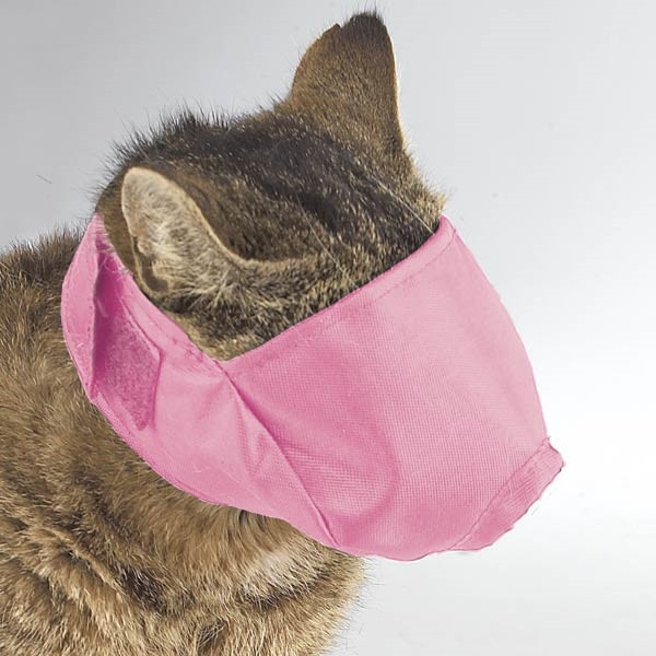 lined nylon cat muzzle