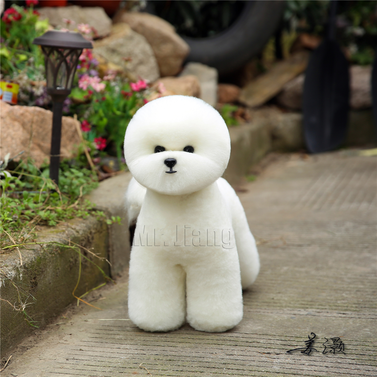 bichon frise soft toy