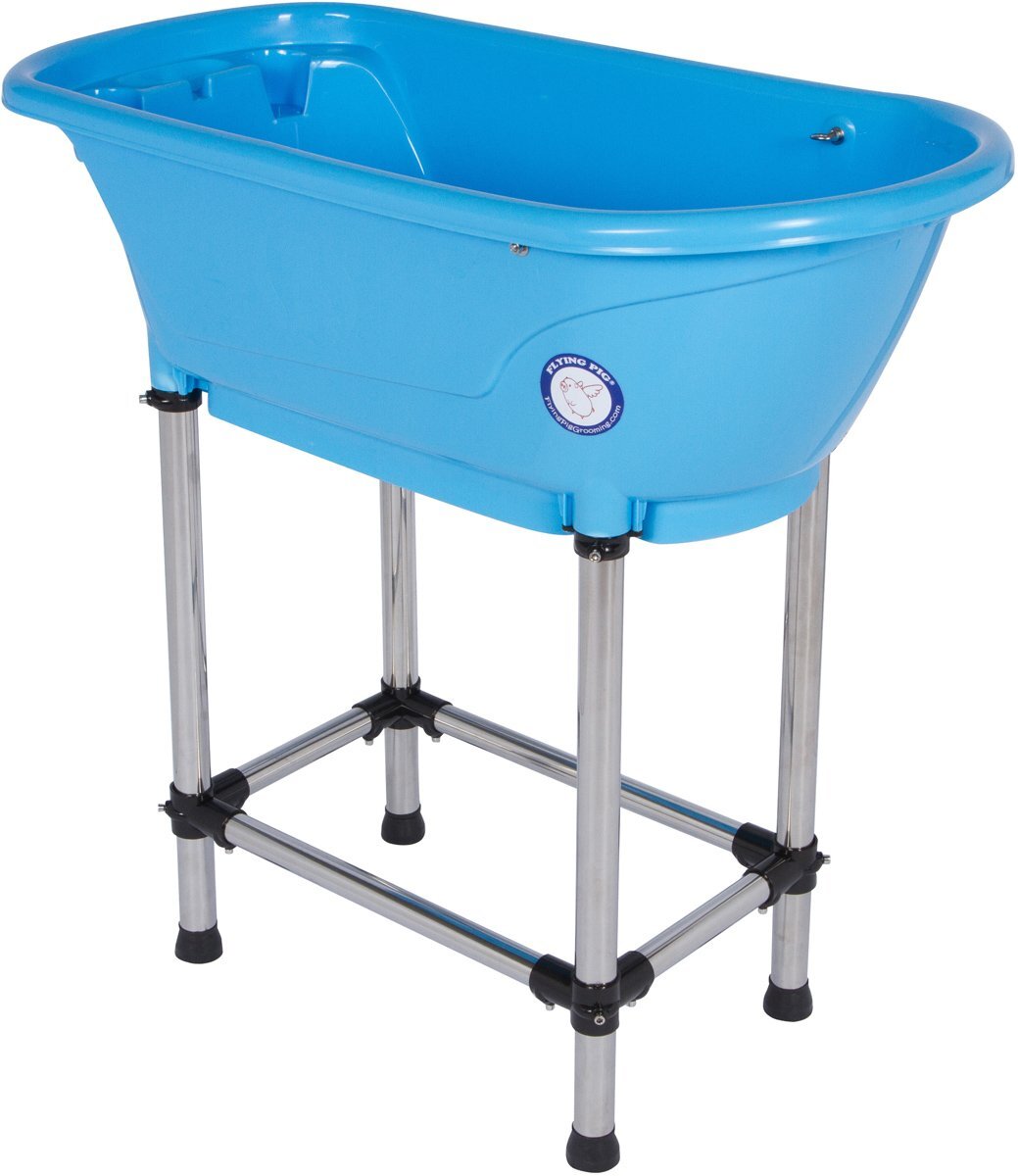 Small Portable Bath Tub For Dogs and Cats (Blue) Dog Pet Grooming | eBay