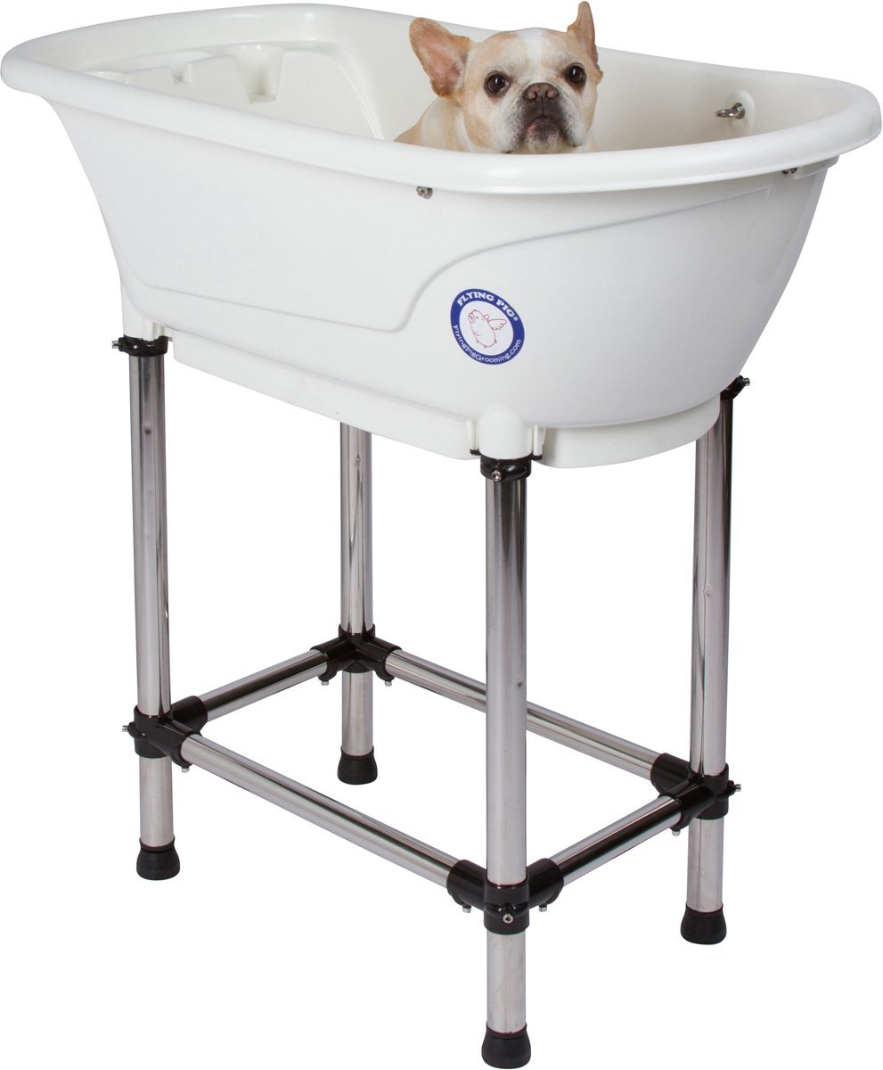 Small Portable Bath Tub For Dogs and Cats (White) - Chun Zhou