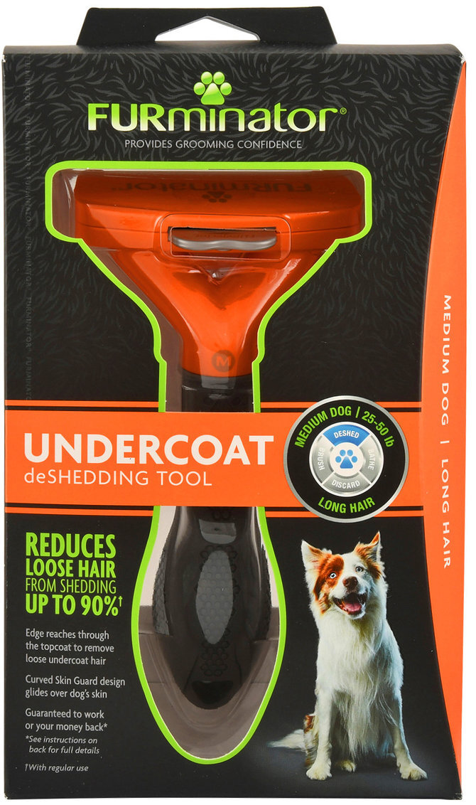 Short Hair Medium Dog Undercoat Shedding Tool