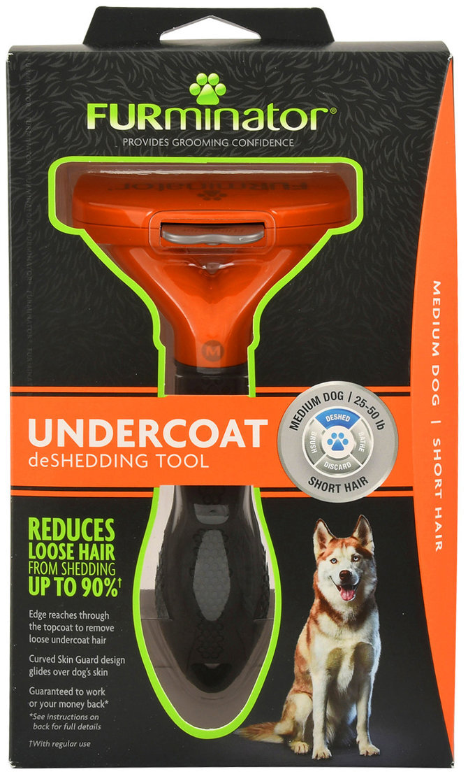 Furminator Undercoat deShedding Tool Medium Dog Short Hair