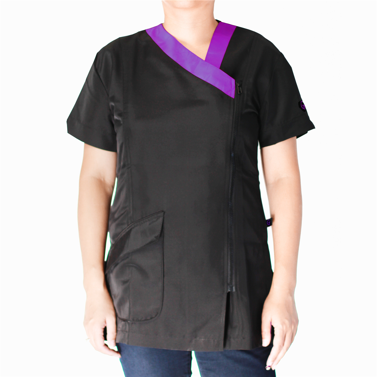 Groomtech Latina Grooming Tunic Purple Trim