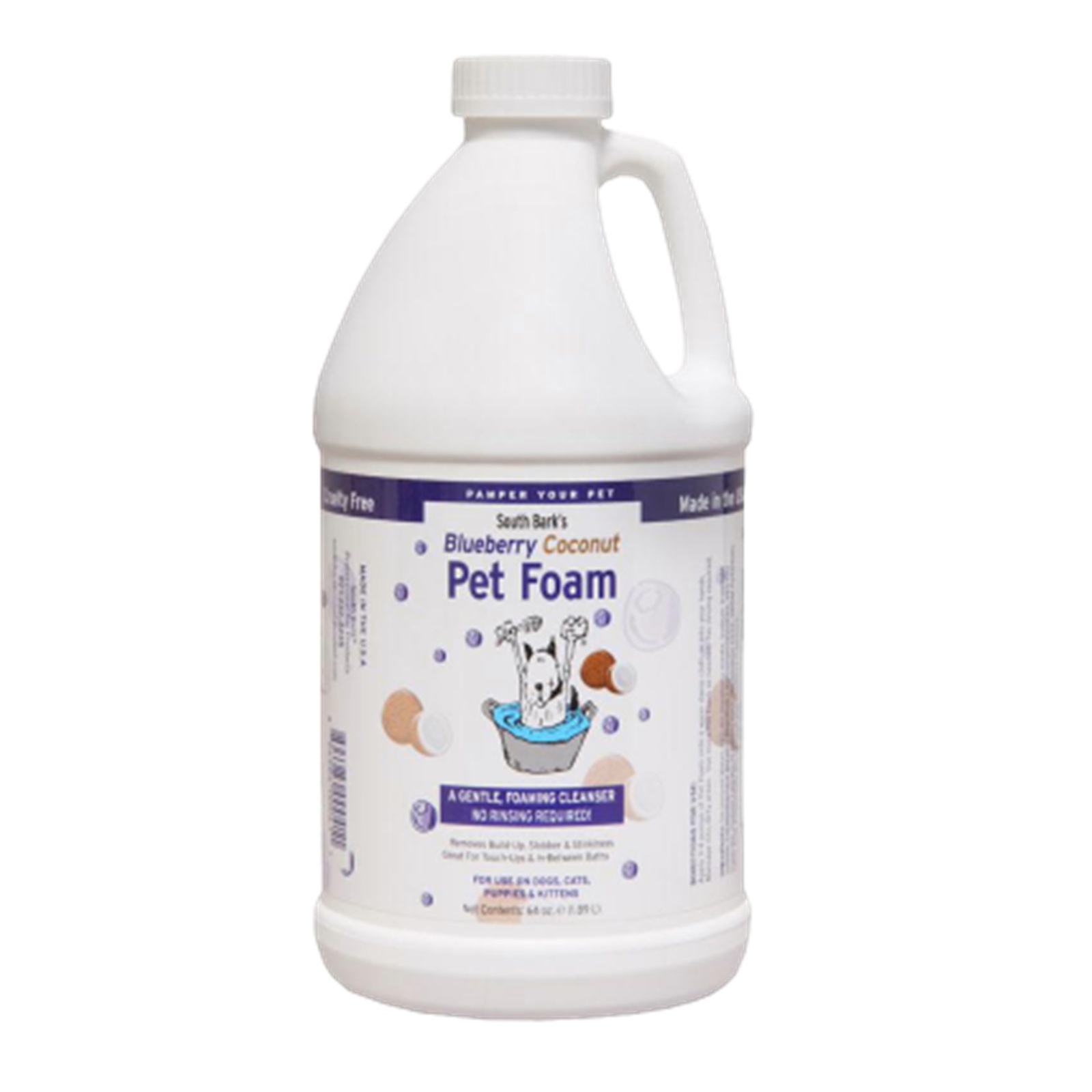 SOUTH BARK'S Blueberry Coconut Pet Foam (1.89L)