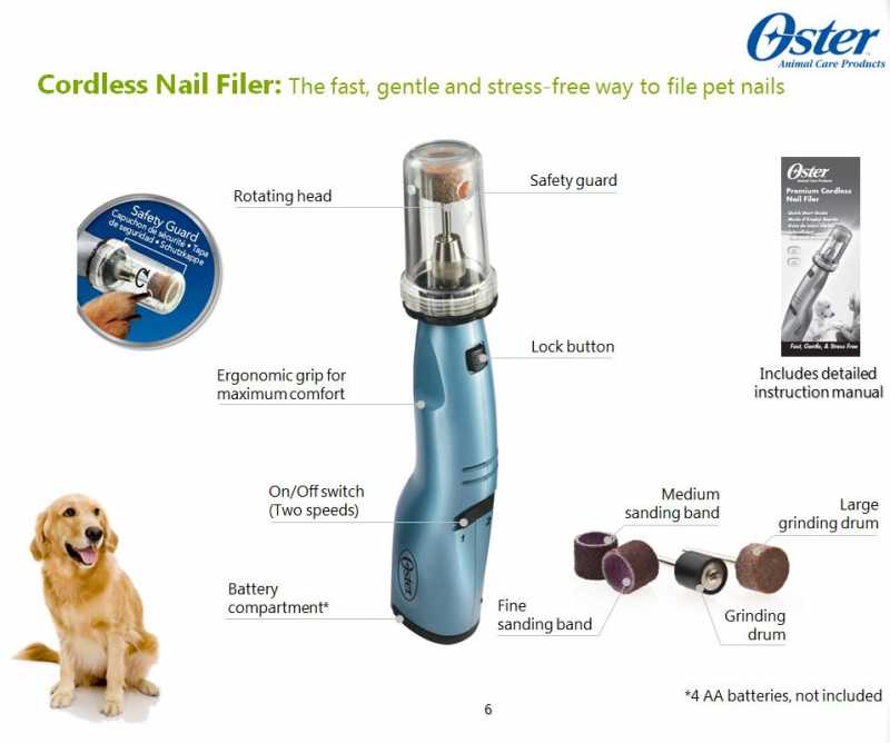 oster dog nail trimmer