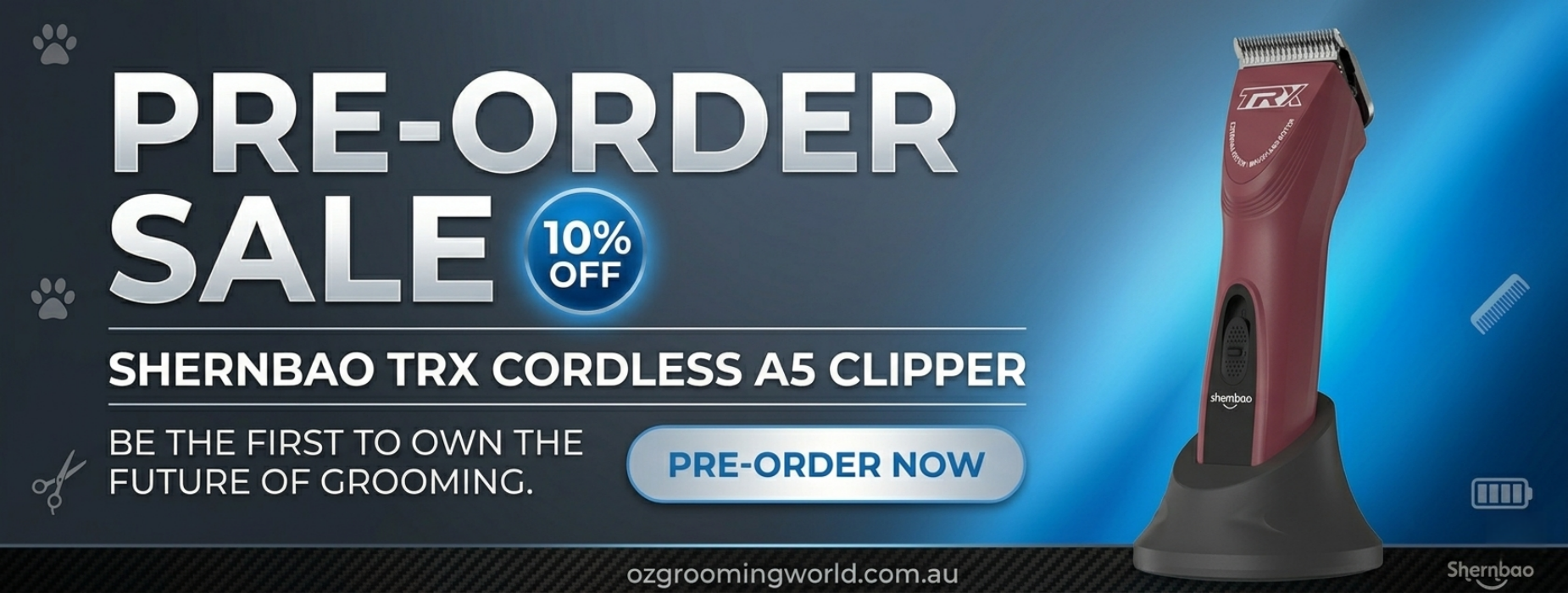 10% OFF Pre-Order Shernbao TRX