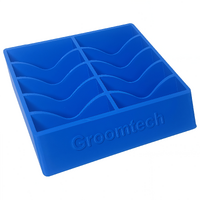 Groomtech Wide Blade Caddy Double Row 10pcs - Cobalt Blue