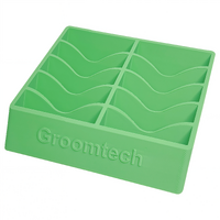 Groomtech Wide Blade Caddy Double Row 10pcs - Grass Green