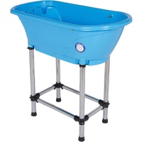 Small Portable Bath Tub For Dogs and Cats (Blue)