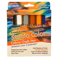 Davis Crème Chalk Pens - Essential Colour Pack of 6