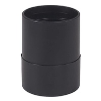 Double K Hose End Attachment, Black 1-1/2" Screw-On