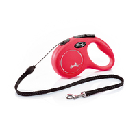 Flexi Classic Cord For Dogs Retractable Lead Red Medium 5m