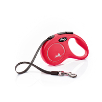 Flexi Classic Tape For Dogs Retractable Lead Red Small 5m