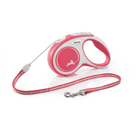 Flexi Comfort Cord For Dogs Retractable Lead Red Small 5m