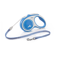 Flexi Comfort Cord For Dogs Retractable Lead Blue Small 5m