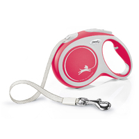 Flexi Comfort Tape For Dogs Retractable Lead Red Large 5m
