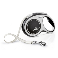 Flexi Comfort Tape For Dogs Retractable Lead Black Large 5m