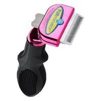 Furminator deShedding Tool - Small Cat Long Hair Metallic [Pink]