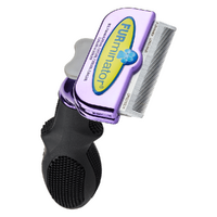 Furminator deShedding Tool - Large Cat Long Hair Metallic [Purple]