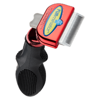 Furminator deShedding Tool - Small Dog Long Hair Metallic [Red]