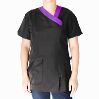 Groomtech Latina Grooming Tunic - Purple Trim