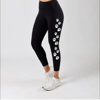 Groomtech Savona Grooming Leggings with White Paw Print