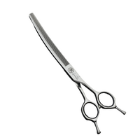 Groomtech Aries Shear Curved 60 Tooth Thinner 7"