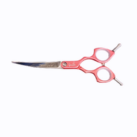 Groomtech Aurora Asian Fusion Shear Curved 6" [Red]