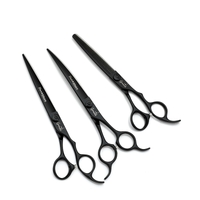 Groomtech Darkblaze Grooming Scissors Kit, Set of 3