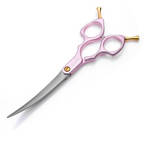 Groomtech Ninja Xtreme Asian Fusion Shear Curved 6.5" [Pink]