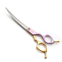 Groomtech Ninja Xtreme Asian Fusion Shear Curved 6.5" [Purple Gold]