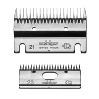 Heiniger Clipper Blade Size 21/23 Coarse For Dirty Coats and Cattle Clipping, 2-4mm
