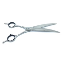 STYLE 7.5" LEFT Handed Grooming Scissors - Curved