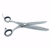 STYLE 6.5" LEFT Handed Grooming Scissors - W Teeth