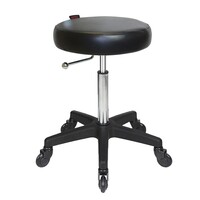 Joiken Black Turbo Gas Lift Stool Click? Clean Wheels