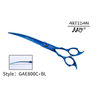 KKO Artisan Scissors Curved 8" [Blue]