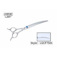 KKO Comfort Line Scissors Curved 7.5" - Lefty
