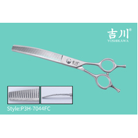 Yoshikawa Japanese 3 Star Scissors Curved Fluffer with 44 Flat Teeth 7"