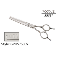 KKO Poodle Scissors Thinner with 30 V Teeth 5.75"