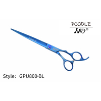 KKO Poodle Scissors Straight 8" [Blue]