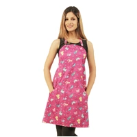 Ladybird Pink Dog Design Waterproof Apron