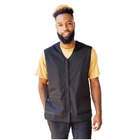 Ladybird Black V Neck Mesh Back Vest