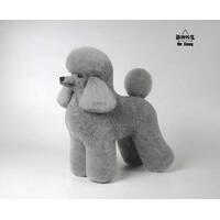 Mr. Jiang Poodle Lamb Clip Full Body Coat / Model Dog [Grey]