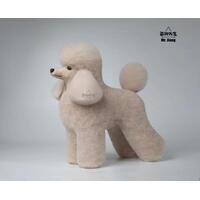Mr. Jiang Poodle Lamb Clip Full Body Coat / Model Dog [Milk Tea]