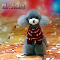 Mr. Jiang Teddy Bear Full Body Coat / Model Dog [Grey]