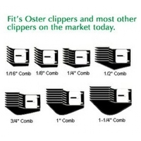 Oster combs set 7 sizes